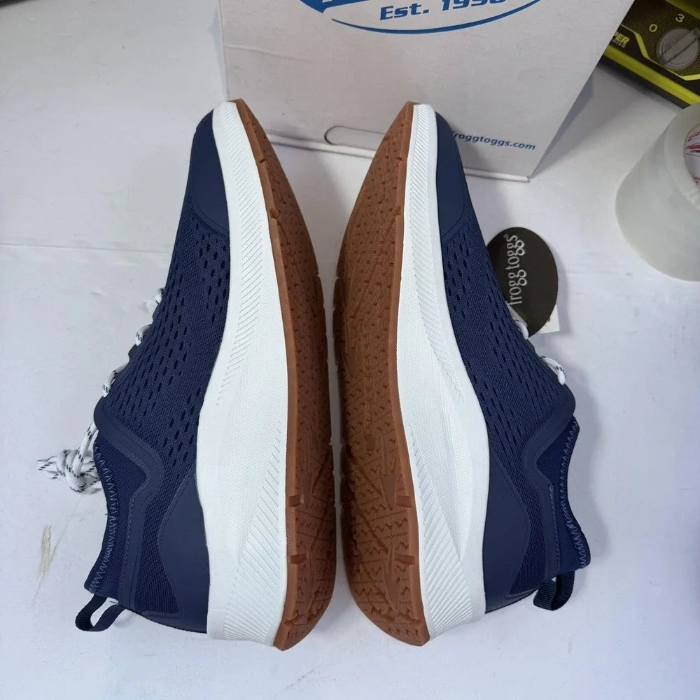 Frogg Toggs HydroGrip Shoes Mens Size 12 Blue Non Slip Water Fishing Sneakers